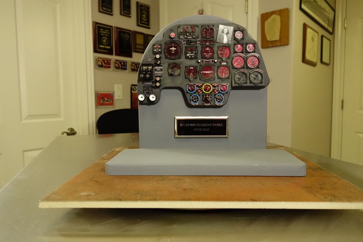 Building Eduard’s 1/4 Bf 110 Instrument Panel