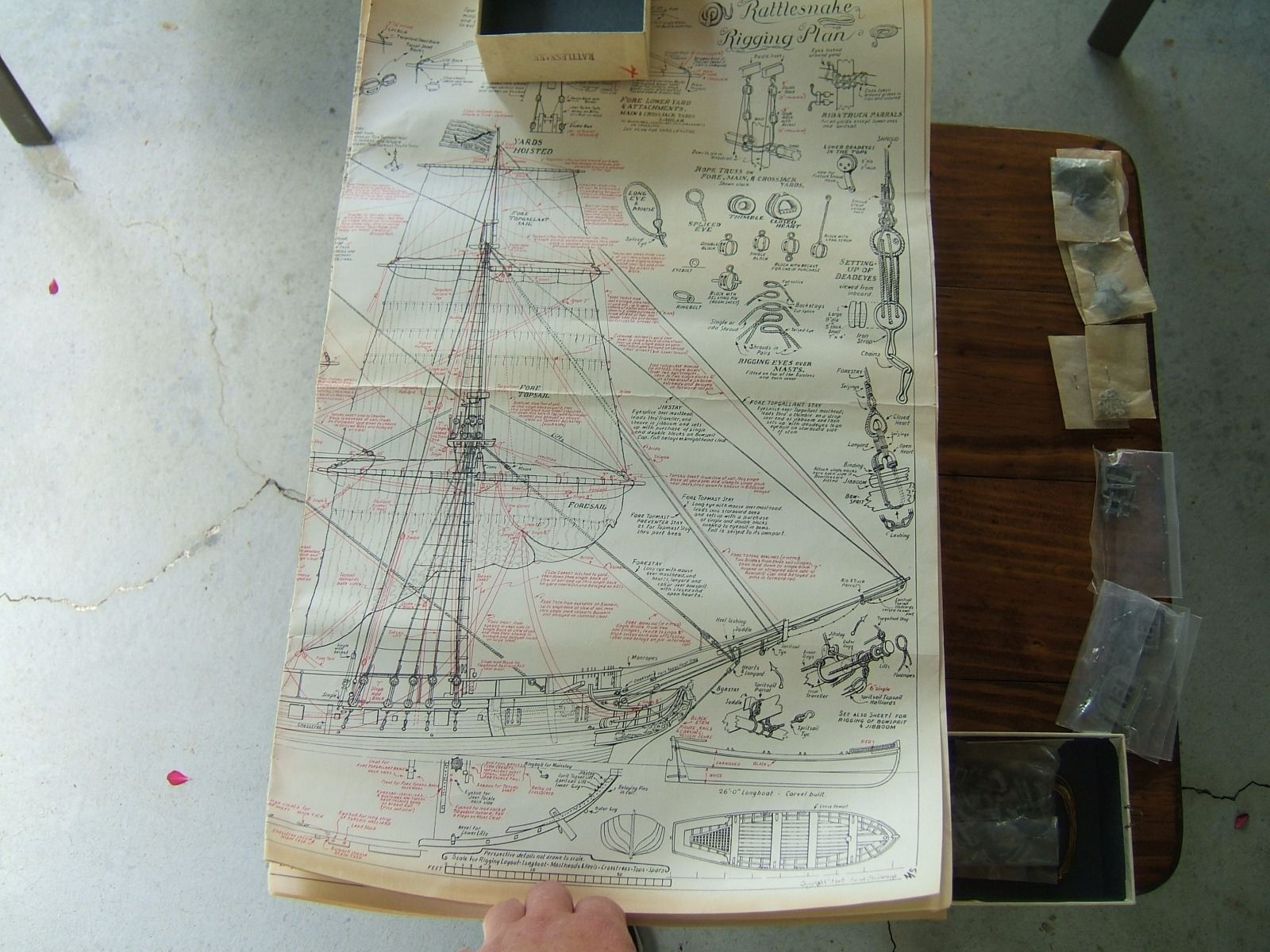 Building Model Shipways Rattlesnake Wood Ship Model